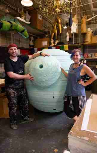 Students build a Monster at Penn State